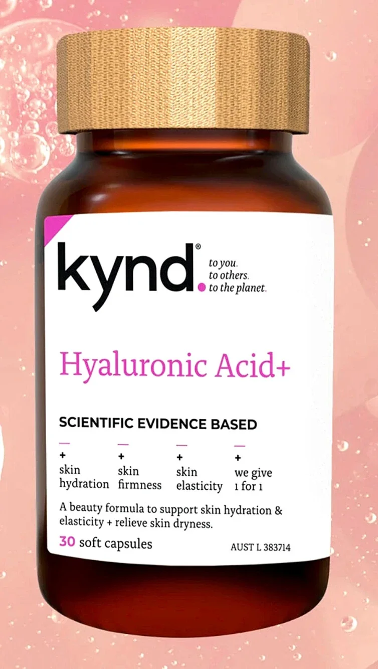 Kynd Hyaluronic Acid Plus Skin Hydration Soft Capsules 30 Count